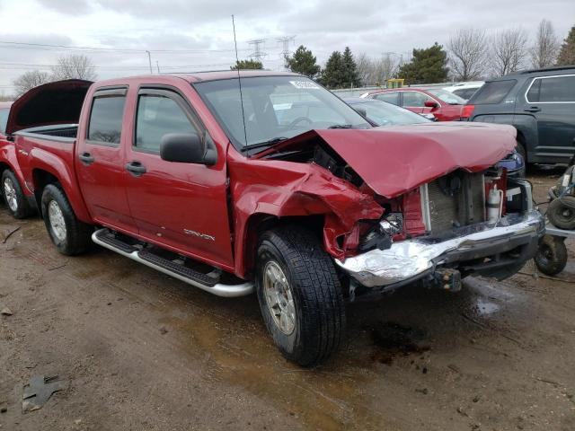 1GTDT136258195378 - 2005 GMC CANYON RED photo 4