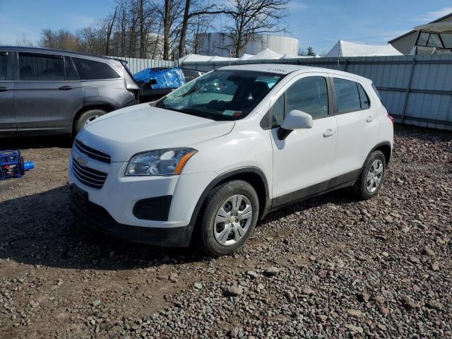 3GNCJKSB3GL264466 - 2016 CHEVROLET TRAX LS WHITE photo 1