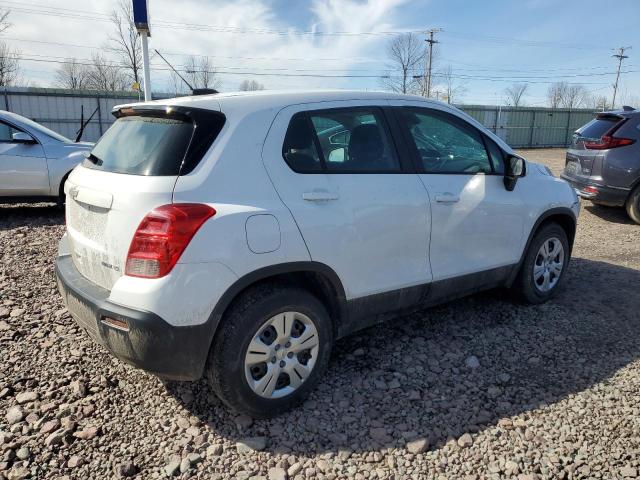 3GNCJKSB3GL264466 - 2016 CHEVROLET TRAX LS WHITE photo 3