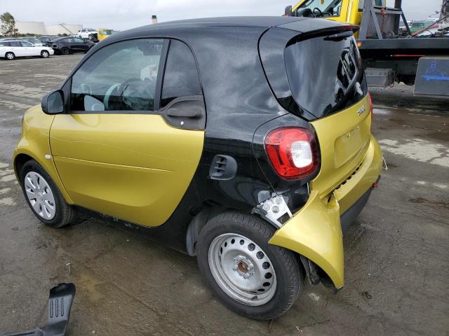 WMEFJ5DA5GK150015 - 2016 SMART FORTWO YELLOW photo 2