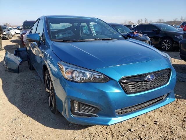 4S3GKAL63H3626148 - 2017 SUBARU IMPREZA SPORT BLUE photo 4