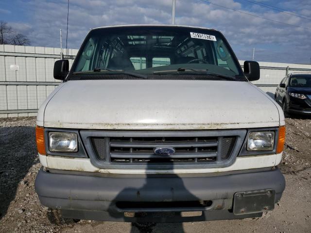 1FTSS34L16HA70612 - 2006 FORD ECONOLINE E350 SUPER DUTY VAN WHITE photo 5