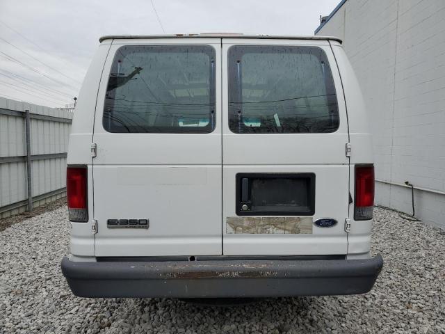 1FTSS34L16HA70612 - 2006 FORD ECONOLINE E350 SUPER DUTY VAN WHITE photo 6