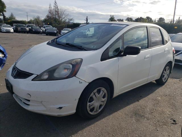 JHMGE8H24AS019014 - 2010 HONDA FIT WHITE photo 1