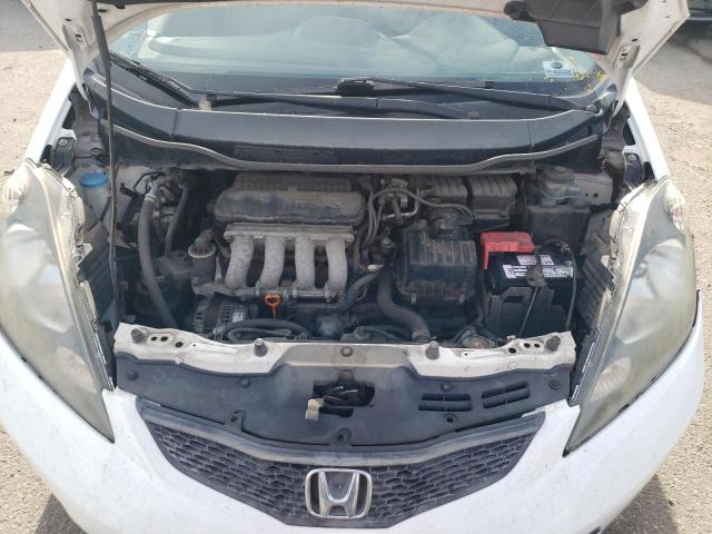 JHMGE8H24AS019014 - 2010 HONDA FIT WHITE photo 11