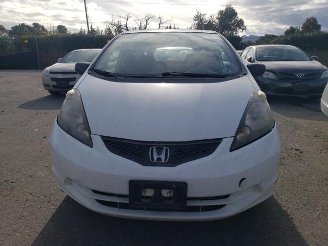 JHMGE8H24AS019014 - 2010 HONDA FIT WHITE photo 5