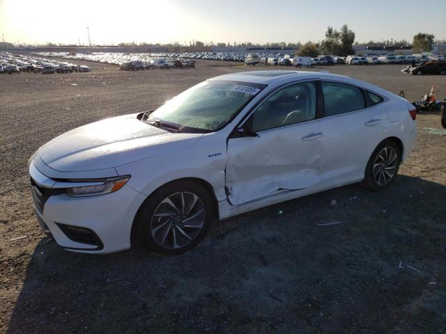 19XZE4F94KE018582 - 2019 HONDA INSIGHT TOURING WHITE photo 1