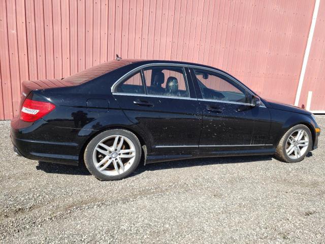 WDDGF8FB3CA683644 - 2012 MERCEDES-BENZ C 250 4MATIC BLACK photo 3