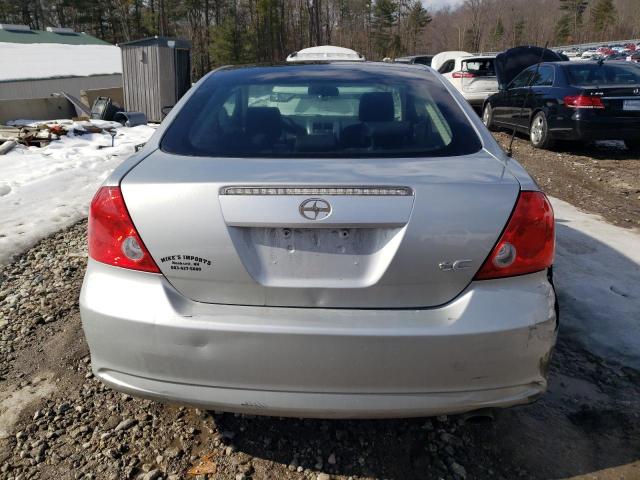 JTKDE177550006209 - 2005 TOYOTA SCION TC ვერცხლისფერი ფოტო 6