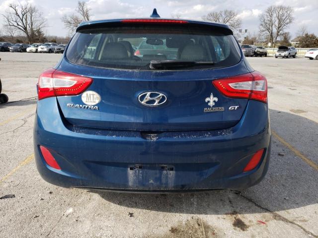 KMHD35LH5EU222441 - 2014 HYUNDAI ELANTRA GT BLUE photo 6