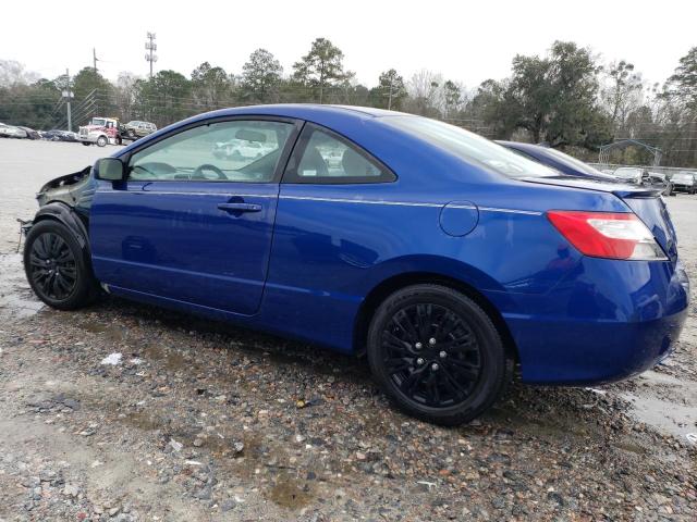 2HGFG12637H531584 - 2007 HONDA CIVIC LX BLUE photo 2