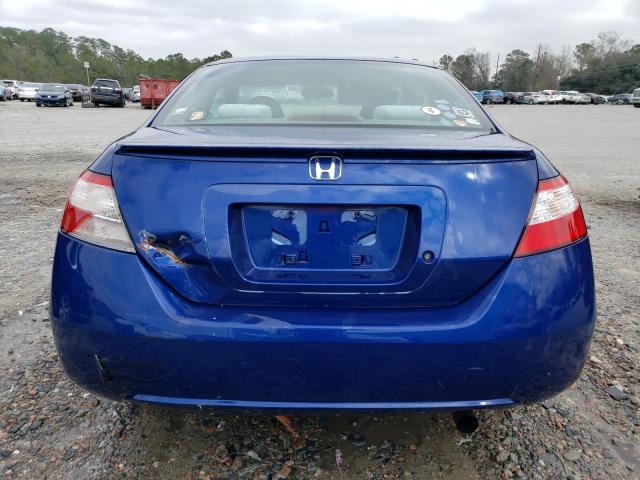 2HGFG12637H531584 - 2007 HONDA CIVIC LX BLUE photo 6