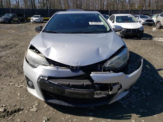 2T1BURHE7FC329455 - 2015 TOYOTA COROLLA L SILVER photo 5