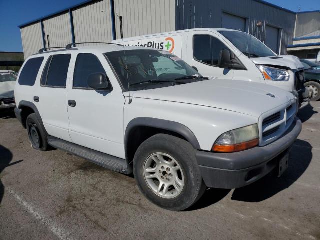 1D4HR38N63F534246 - 2003 DODGE DURANGO SPORT WHITE photo 4