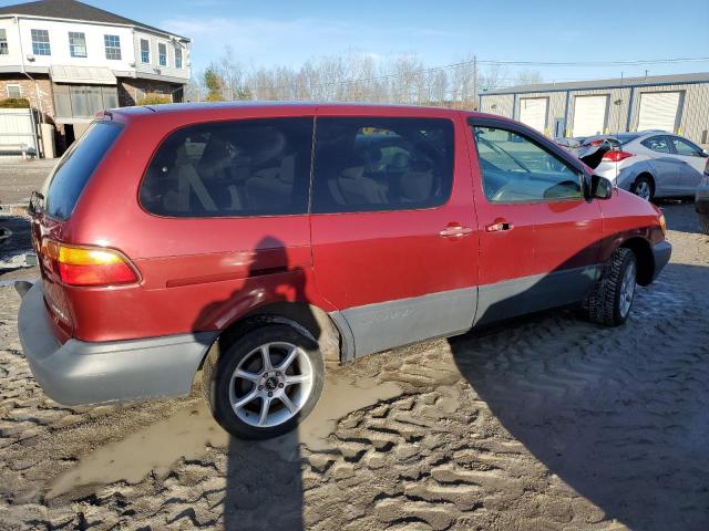 4T3GF19C2WU080650 - 1998 TOYOTA SIENNA CE RED photo 3