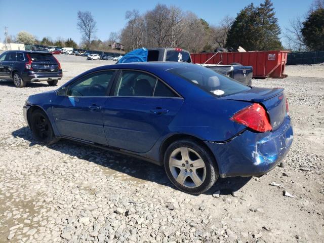 1G2ZG58B774109827 - 2007 PONTIAC G6 BASE BLUE photo 2