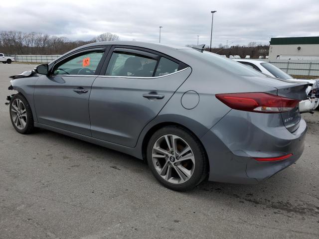 5NPD84LFXJH347342 - 2018 HYUNDAI ELANTRA SEL GRAY photo 2