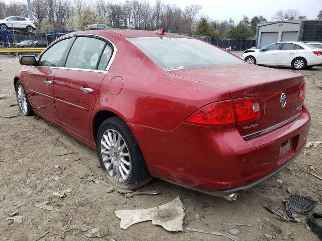 1G4HF57949U136992 - 2009 BUICK LUCERNE SUPER SERIES RED photo 2