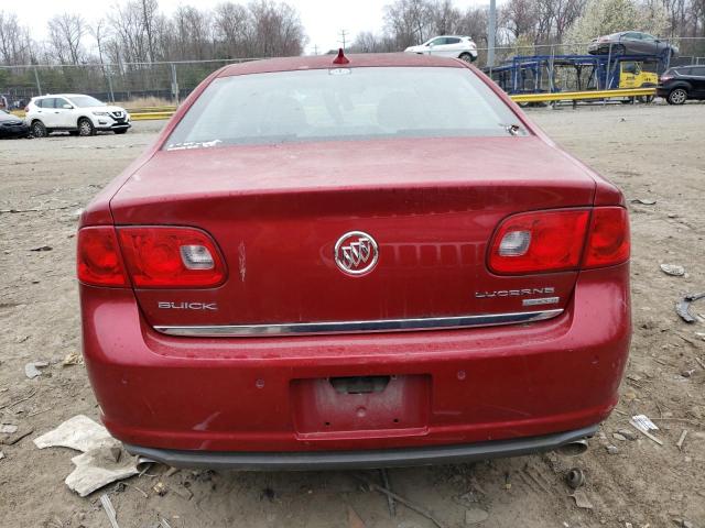 1G4HF57949U136992 - 2009 BUICK LUCERNE SUPER SERIES RED photo 6