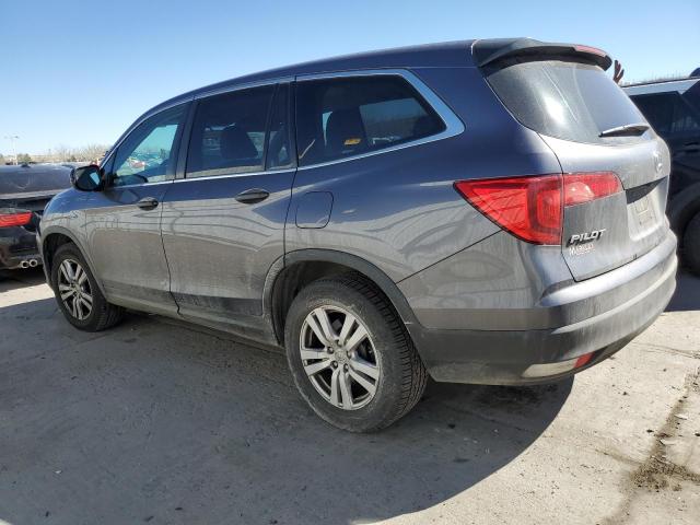 5FNYF5H15JB007850 - 2018 HONDA PILOT LX GRAY photo 2