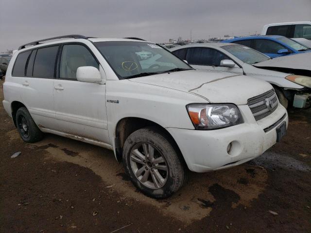 JTEEW21AX70046268 - 2007 TOYOTA HIGHLANDER HYBRID WHITE photo 4