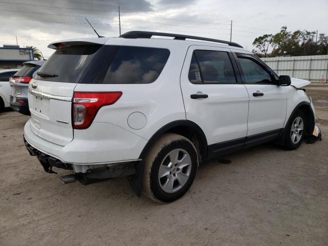 1FM5K7B84EGA58215 - 2014 FORD EXPLORER WHITE photo 3