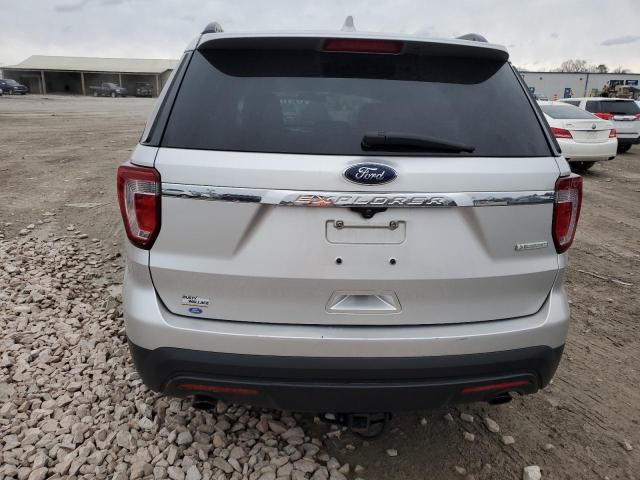 1FM5K7BH6HGC02805 - 2017 FORD EXPLORER SILVER photo 6