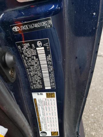 JTKDE167460108278 - 2006 TOYOTA SCION TC ლურჯი ფოტო 12