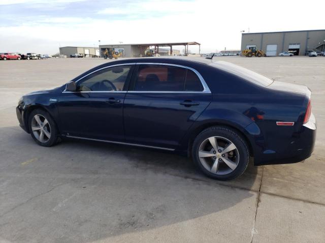 1G1ZF57509F222545 - 2009 CHEVROLET MALIBU HYBRID BLUE photo 2