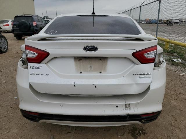 3FA6P0K98GR113700 - 2016 FORD FUSION TITANIUM WHITE photo 6