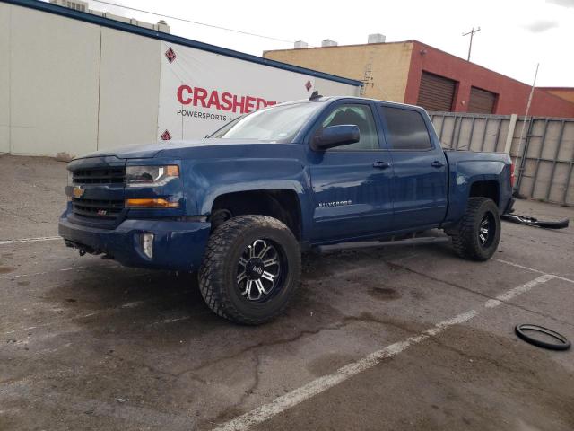 3GCUKREC0JG280745 - 2018 CHEVROLET SILVERADO K1500 LT BLUE photo 1