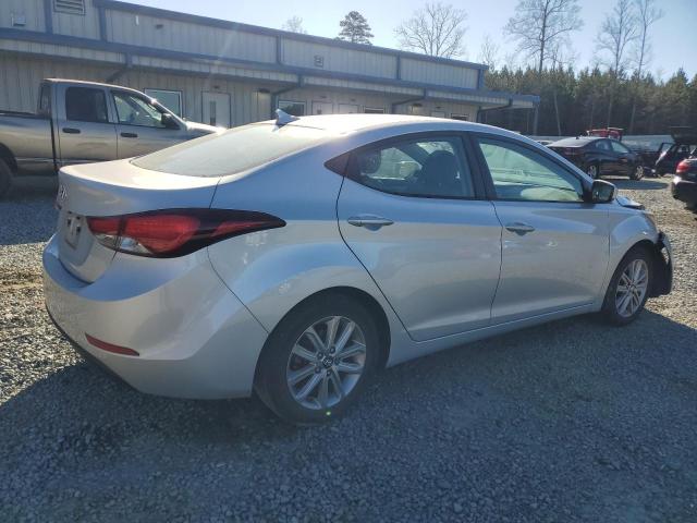 5NPDH4AE3FH585440 - 2015 HYUNDAI ELANTRA SE SILVER photo 3