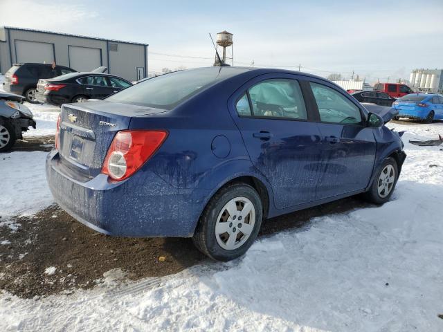 1G1JA5SH2D4195611 - 2013 CHEVROLET SONIC LS BLUE photo 3