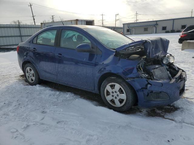 1G1JA5SH2D4195611 - 2013 CHEVROLET SONIC LS BLUE photo 4