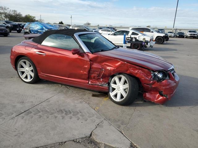 1C3AN65L55X028245 - 2005 CHRYSLER CROSSFIRE LIMITED RED photo 4