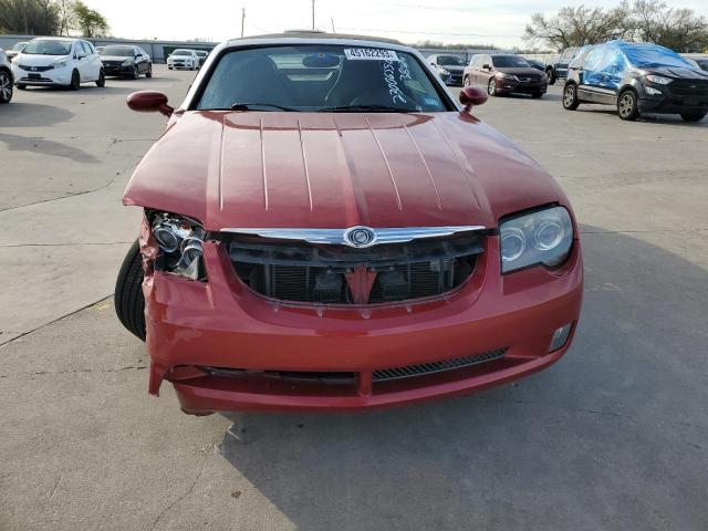 1C3AN65L55X028245 - 2005 CHRYSLER CROSSFIRE LIMITED RED photo 5