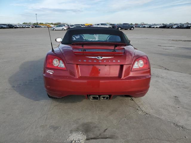 1C3AN65L55X028245 - 2005 CHRYSLER CROSSFIRE LIMITED RED photo 6