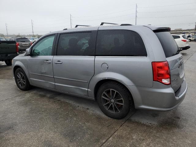 2C4RDGCG0HR697605 - 2017 DODGE GRAND CARA SXT SILVER photo 2