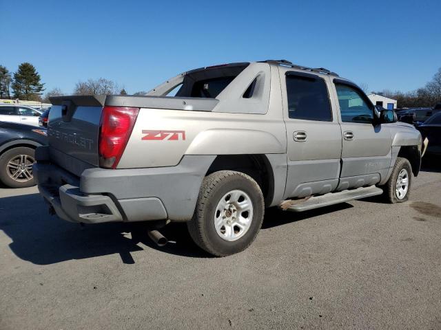 3GNEK13T72G307683 - 2002 CHEVROLET AVALANCHE K1500 BEIGE photo 3