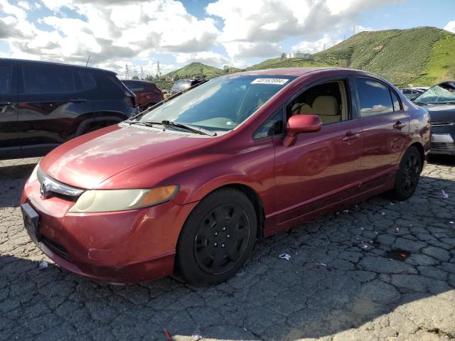 2HGFA16528H509371 - 2008 HONDA CIVIC LX RED photo 1