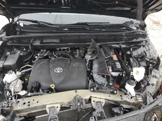 5TDGZRBH5NS244954 - 2022 TOYOTA HIGHLANDER XLE BLACK photo 12