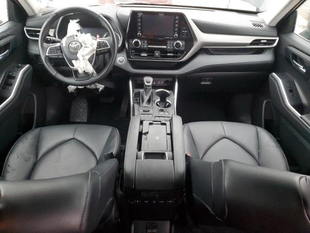 5TDGZRBH5NS244954 - 2022 TOYOTA HIGHLANDER XLE BLACK photo 8