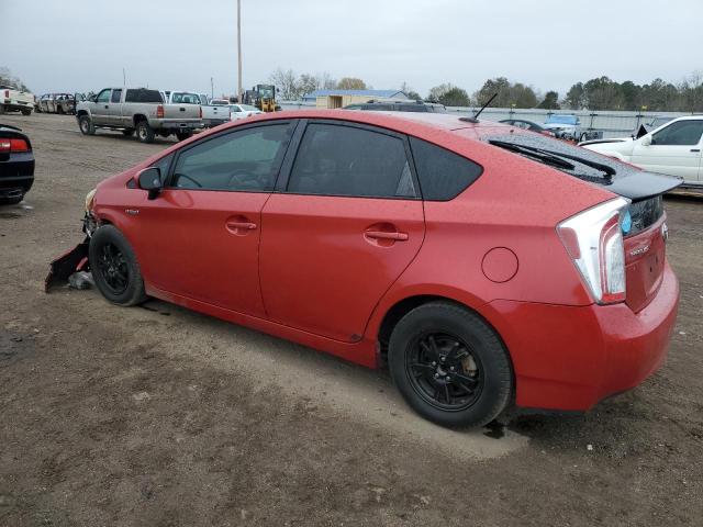 JTDKN3DU8D1621026 - 2013 TOYOTA PRIUS RED photo 2