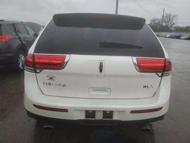 2LMDJ6JK5BBJ11873 - 2011 LINCOLN MKX WHITE photo 6