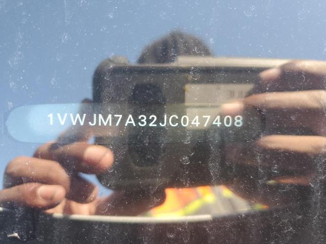 1VWJM7A32JC047408 - 2018 VOLKSWAGEN PASSAT GT GRAY photo 12