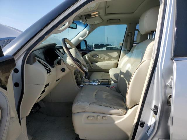 JN8AZ2ND4E9751109 - 2014 INFINITI QX80 SILVER photo 7