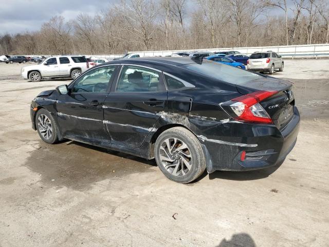 2HGFC2F74HH573834 - 2017 HONDA CIVIC EX BLACK photo 2