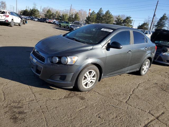 1G1JC5SHXE4131585 - 2014 CHEVROLET SONIC LT GRAY photo 1