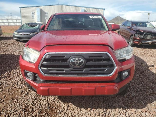 3TMBZ5DNXKM020080 - 2019 TOYOTA TACOMA DOUBLE CAB RED photo 5