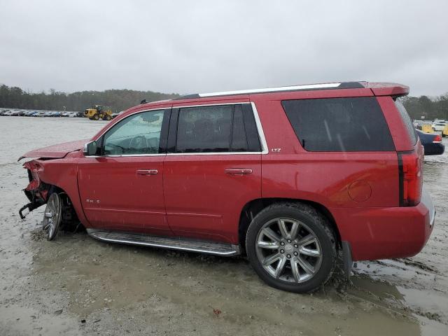 1GNSKCKC6FR278263 - 2015 CHEVROLET TAHOE K1500 LTZ RED photo 2